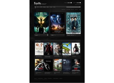 Magento 影碟商城 电影院般的黑