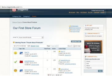 Magento 站内论坛 高级版
