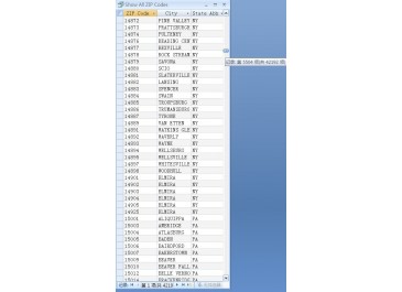 美国邮编大全-美国ZIP数据库-美国全部地区