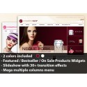 Magento 珠宝-化妆品- 粉红白_棕色 双风格
